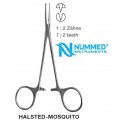 Halsted-Mosquito Forceps ,1X2 Teeth,12.5 cm